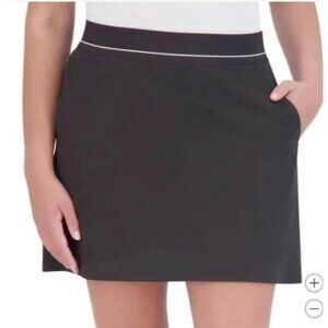 NWOT Soybu Women's XL Black Skort Polyester/Spandex With Pockets